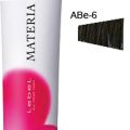 Краска ABe-6 Lebel Cosmetics Materia New для волос темный блондин пепельно-бежевый 80гр, Лебел 