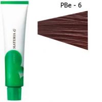Краска PBe-6 Lebel Cosmetics Materia Gray для седых волос темный блондин розово-бежевый 120гр, Лебел