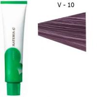 Lebel Cosmetics Materia Gray Краска V-10 для седых волос яркий блондин фиолетовый 120гр, Лебел