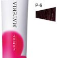 Краска P-6 Lebel Cosmetics Materia New для волос темный блондин розовый 80гр, Лебел 